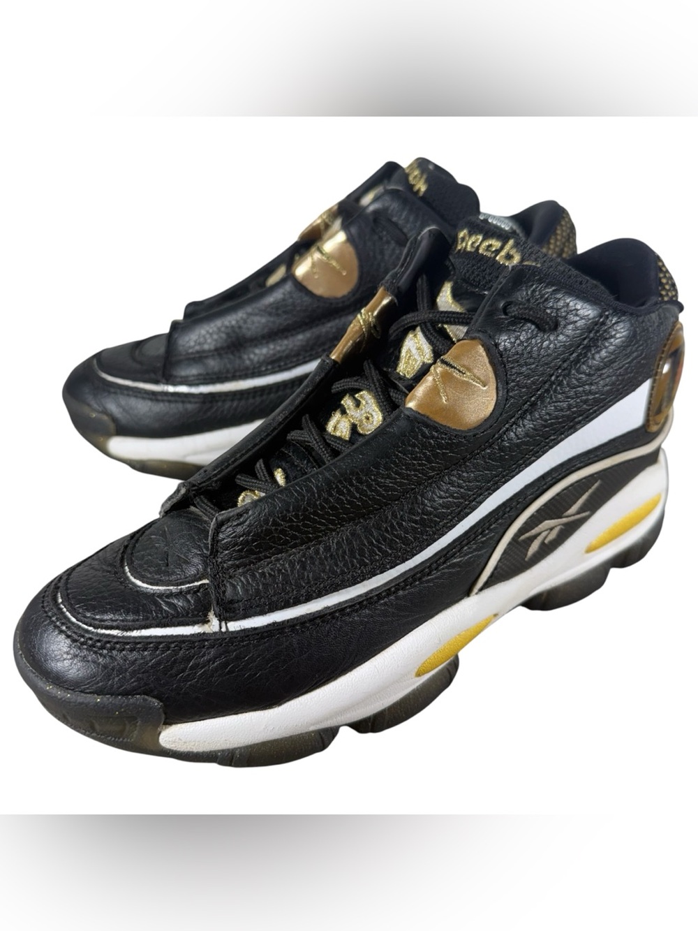 Reebok Answer 1 OG DMX Basketball Shoes GW6372 Black White Iverson Men's Size 7